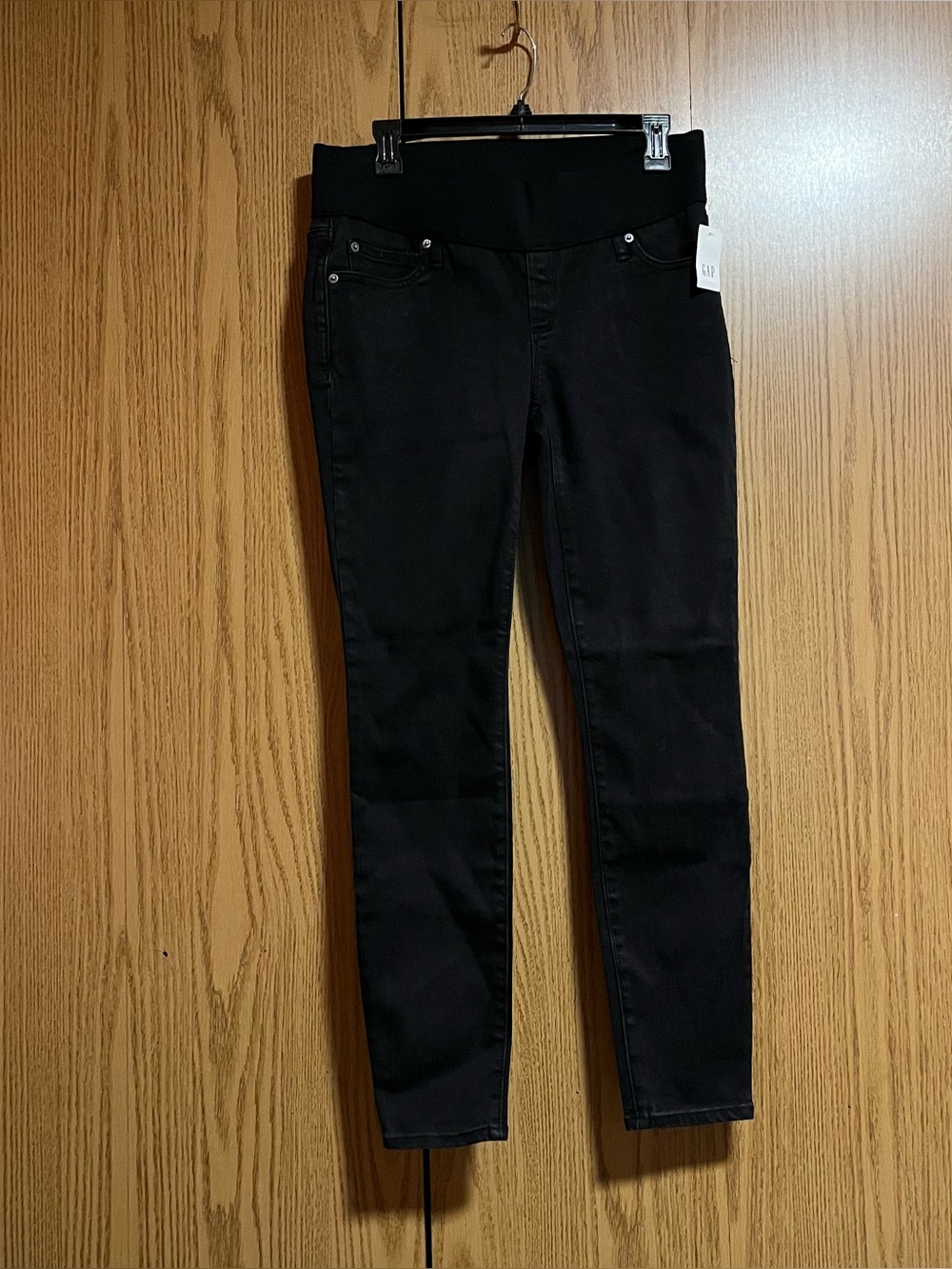 NWT Gap Women’s 29 R True Skinny Maternity Pants Black